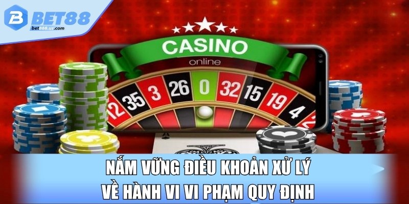 Nắm vững điều khoản xử lý về hành vi vi phạm quy định