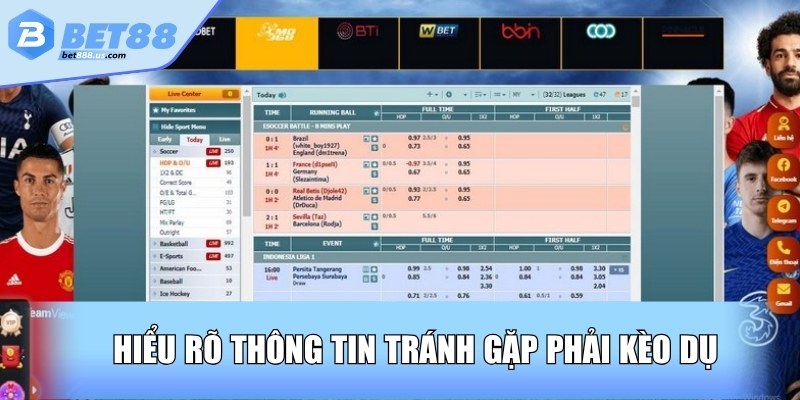 Hiểu rõ thông tin tránh gặp phải kèo dụ